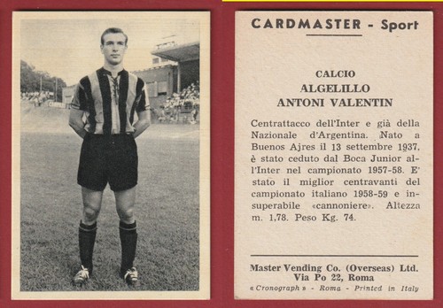 Figurina cards calciatori - cards,