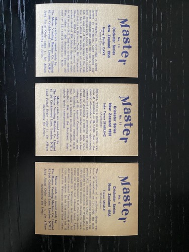 Master vending cricketer - cricketer, serie